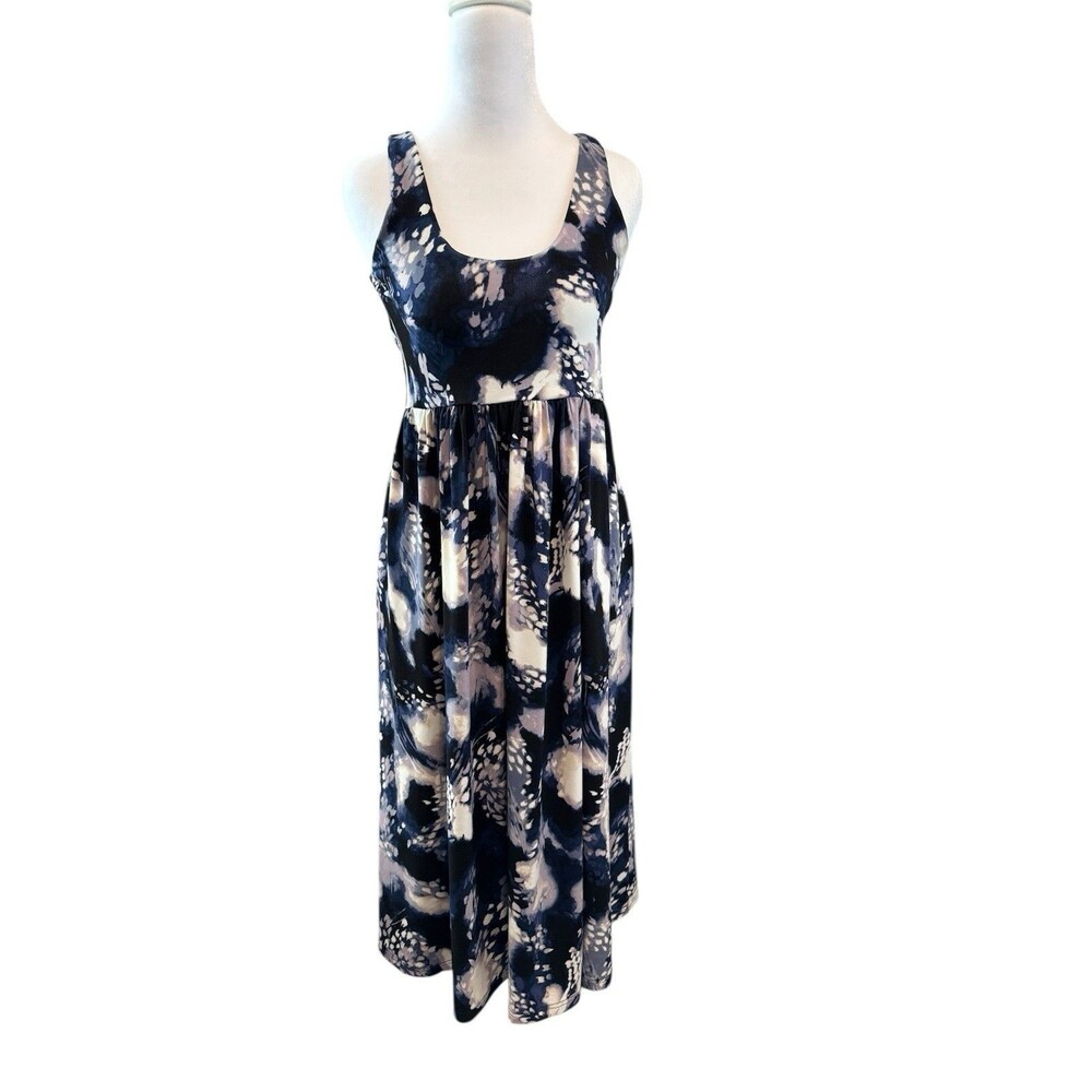 NEW Simply Vera Wang Women's Size XS Sleeveless Fit & Flare Midi Dress